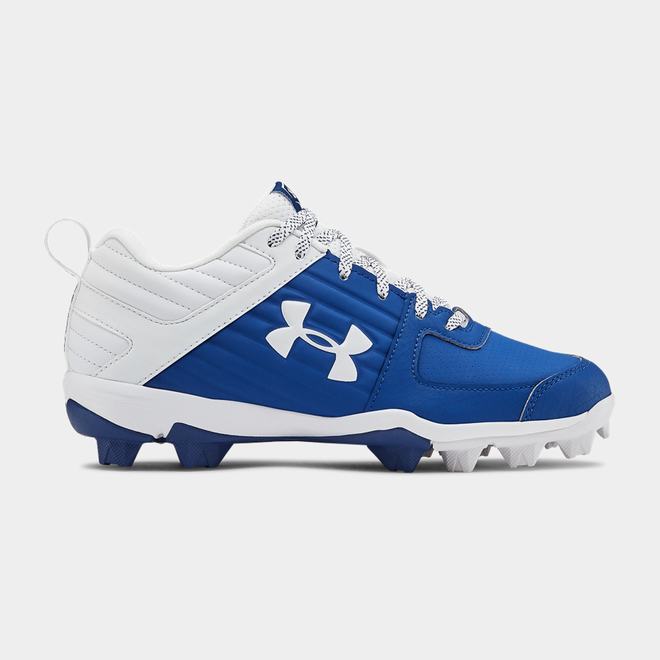 Under Armour Leadoff Low RM Jr. - Chlapcenske Baseballová Obuv - Kráľovská Modrá/Biele